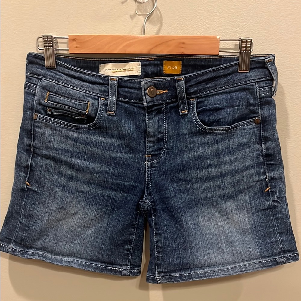 Medium Wash Denim Women’s Shorts - Blue